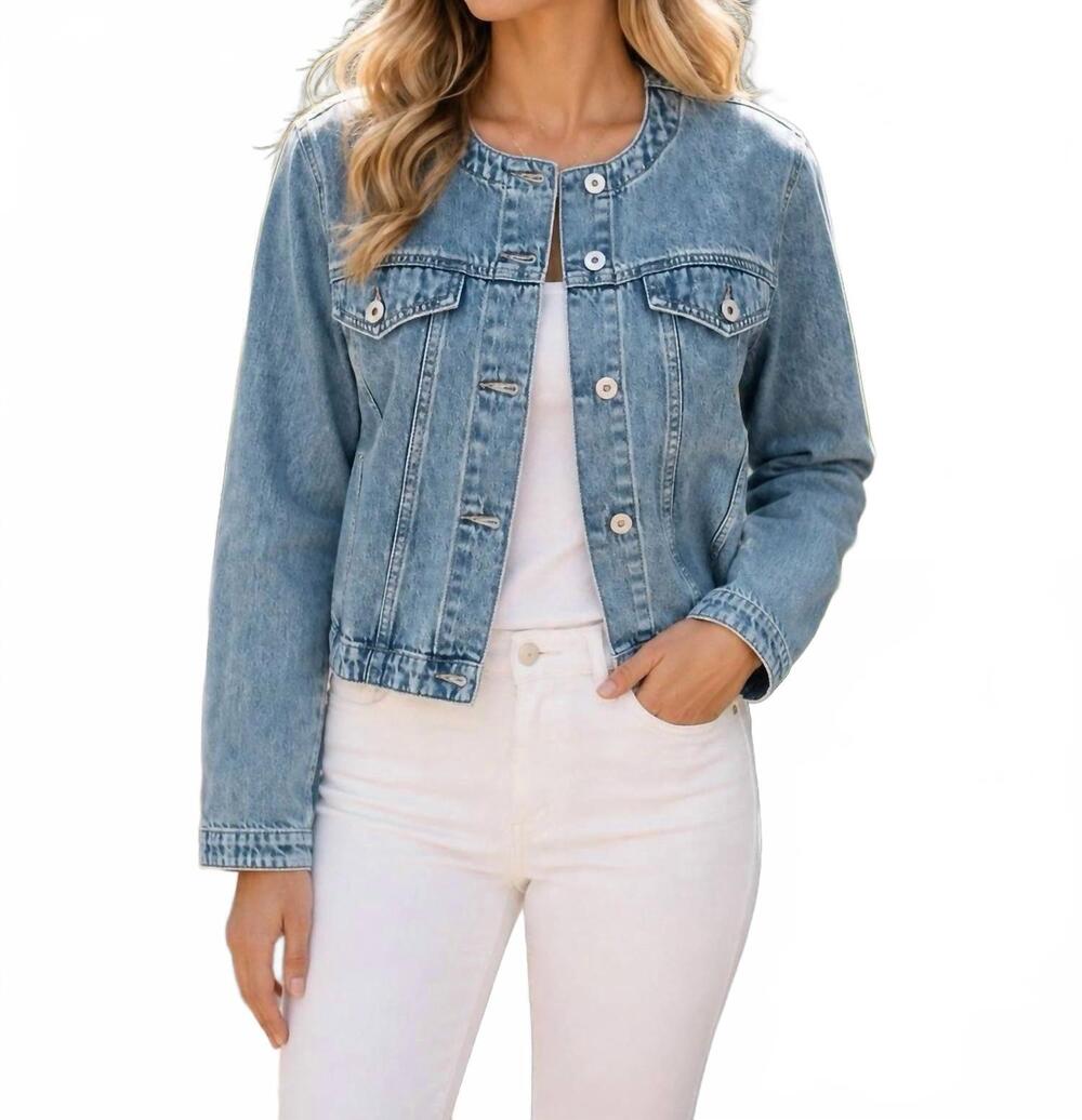 NEW RAG & BONE dora jacket in blue